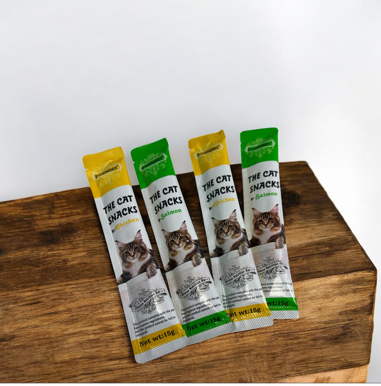 بستنی گربه فنبی در دو طعم مرغ و سالمون