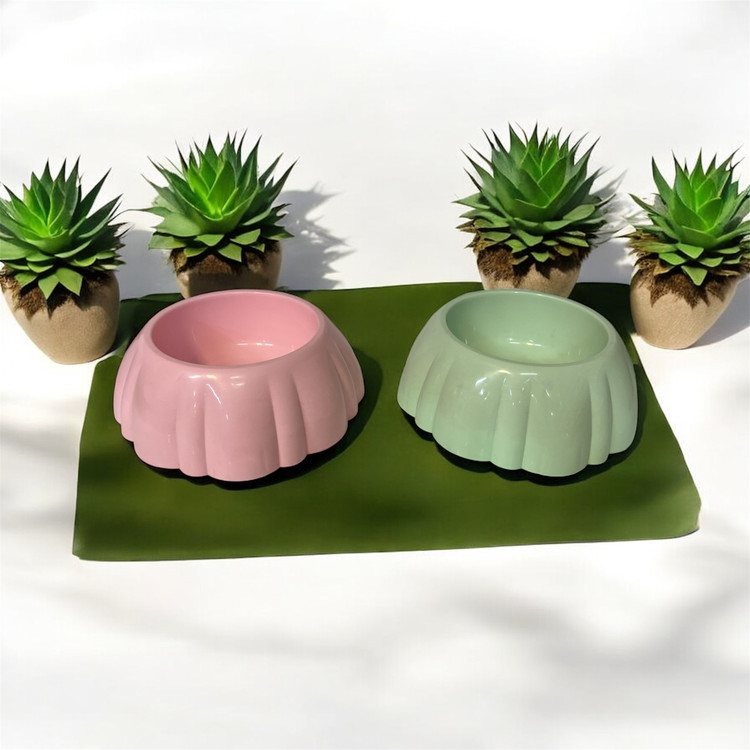 Plastic Dog Feeding Bowl