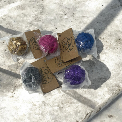 Natural Rope Ball Toy for Cats and Small Puppies
