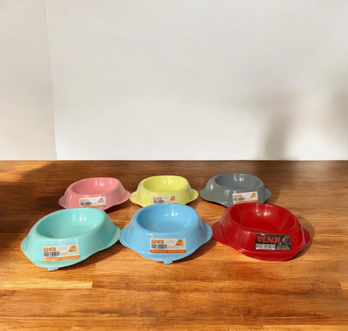 Benji Plastic Pet Feeding Bowl”