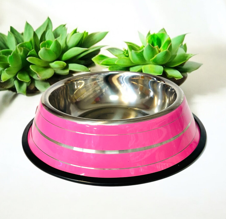 Colorful Steel Pet Bowl