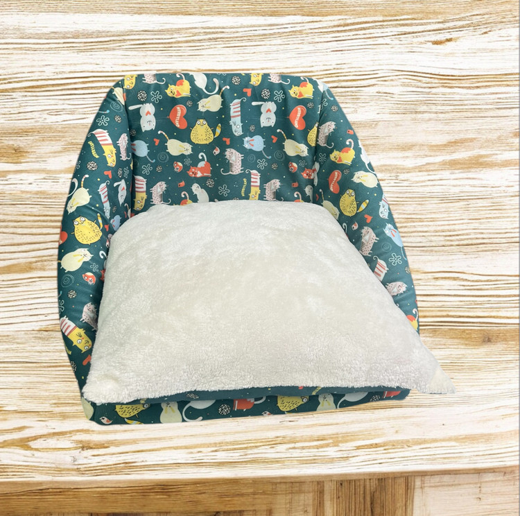 Velvet 3-in-1 Pet Bed Suite for Small Dogs and Cats