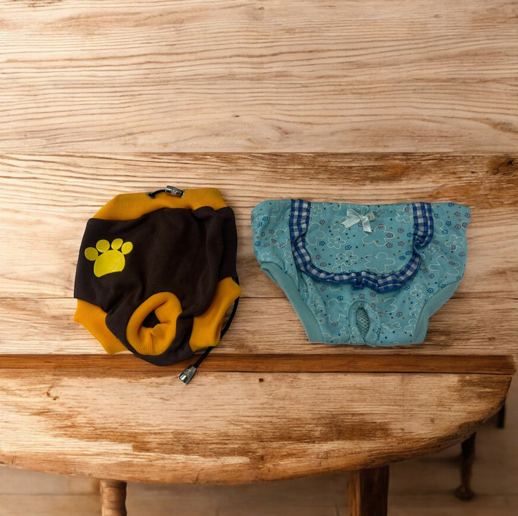 Plain Cotton Panties for Female Dogs