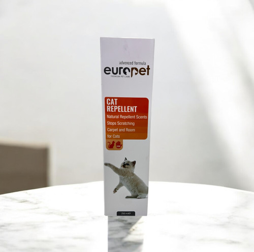 Europet Cat Repellent Spray 250 ml | Anti-Scratch & Cat Deterrent
