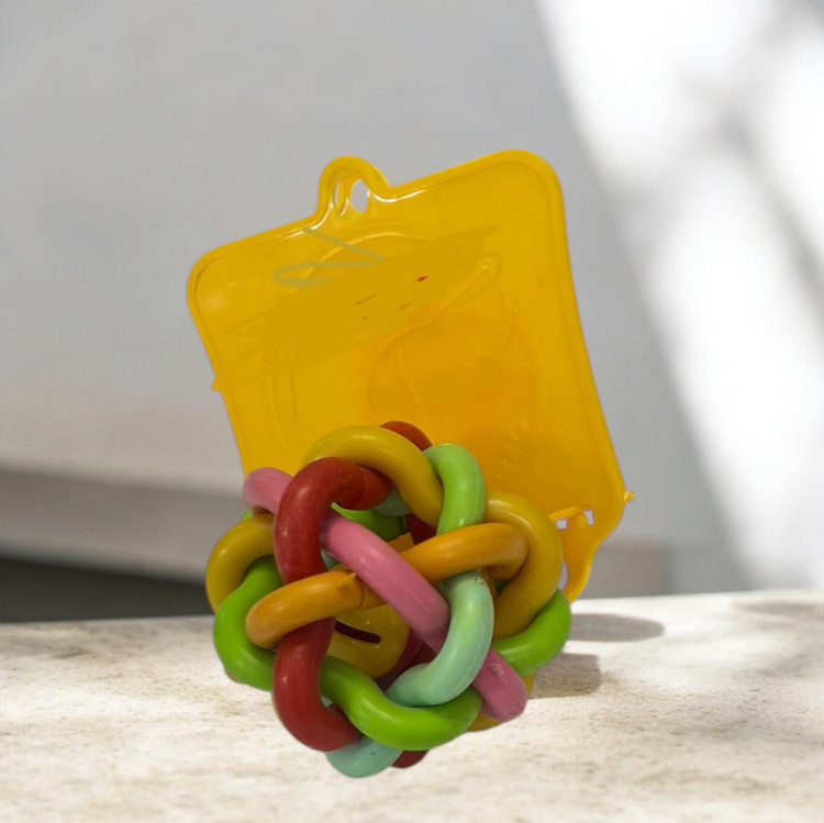 Mini Macaroni Ball Toy for Cats and Small Dogs