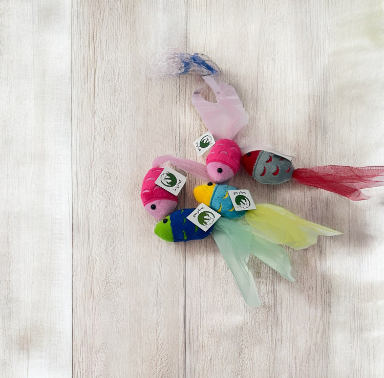 Catnip Fish Tail Toy