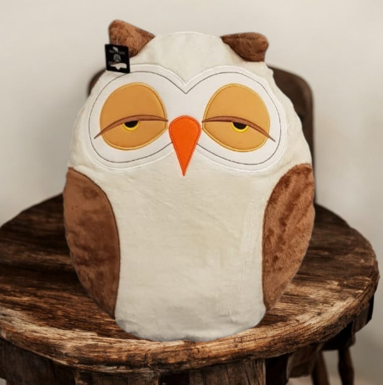 Mad Cow Owl Design Pet Cushion Bed