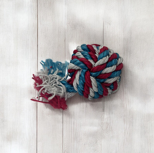 Colorful Cotton Rope Ball Toy for Dogs