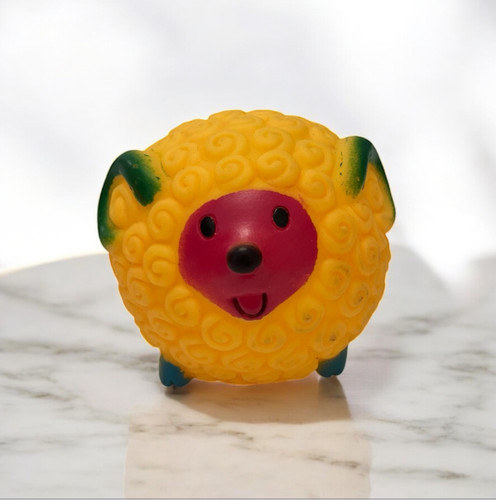 Latex Squeaky Sheep Toy for Small Dogs