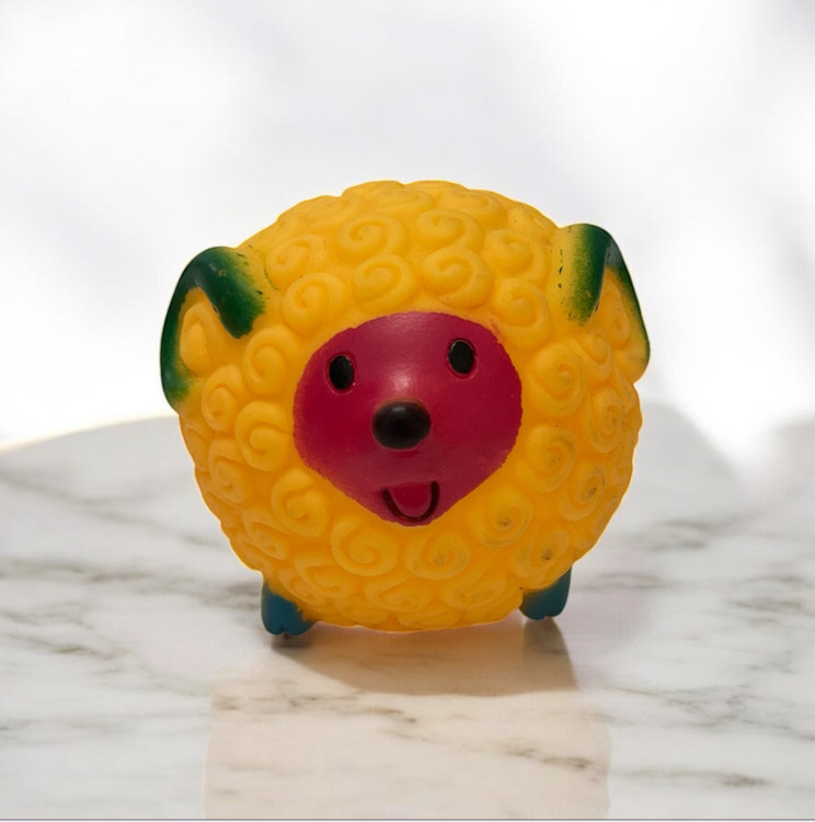 Latex Squeaky Sheep Toy for Small Dogs