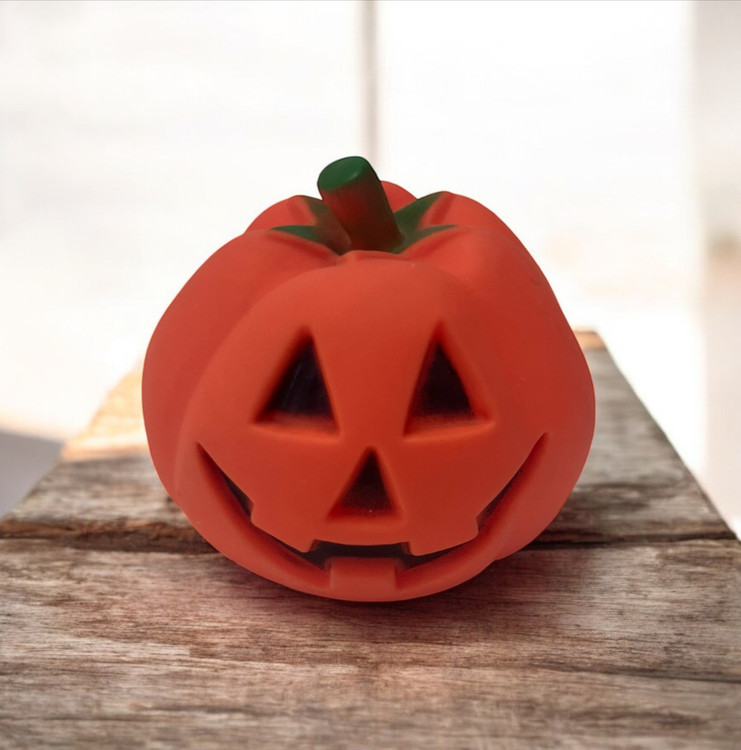 Halloween Pumpkin Latex Squeaky Toy for Dogs