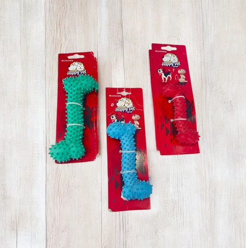 Durable Plastic Bone Chew Toy for Dogs