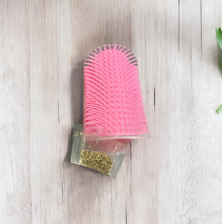 Catnip Wall Corner Self Groomer & Massager for Cats