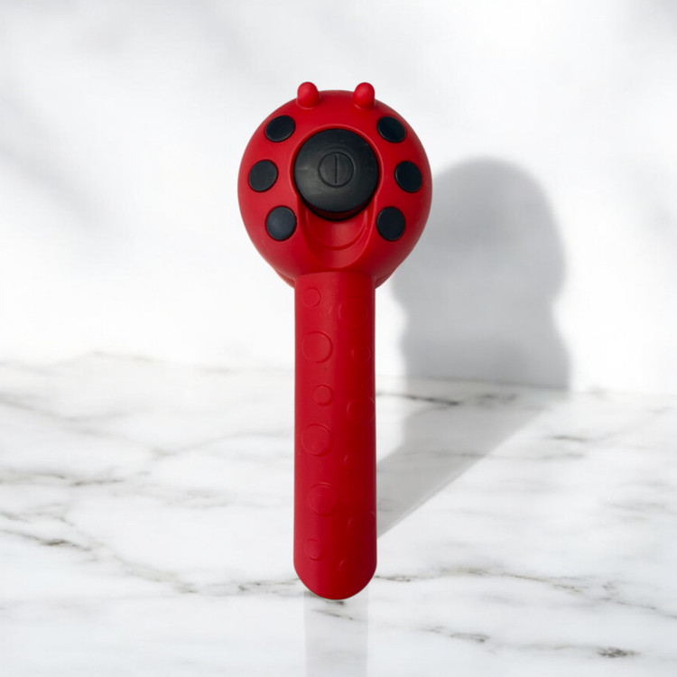 Ladybug Design Self-Cleaning Pet Brush for Dogs & Cats