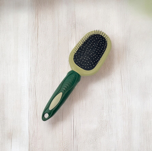 Lacquered Metal Pin Brush for Dogs & Cats
