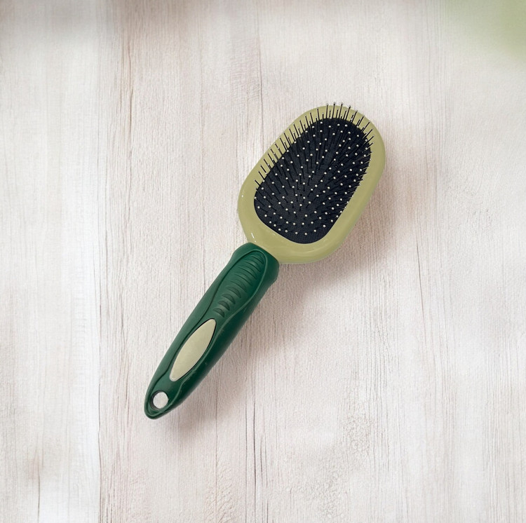 Lacquered Metal Pin Brush for Dogs & Cats