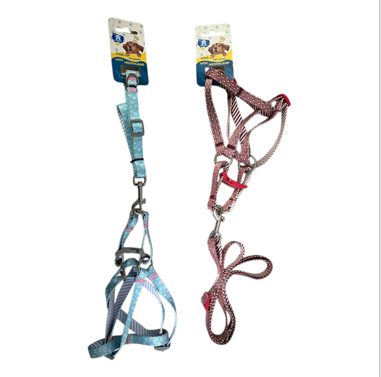 Pet Plus Printed Nylon Harness for Small Dogs