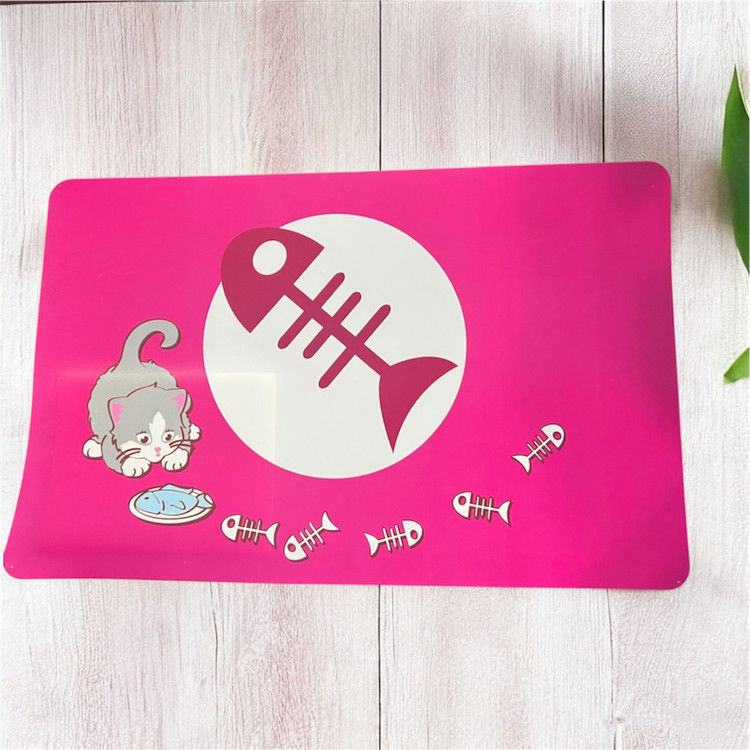 Non-Slip Plastic Pet Food and Water Mat