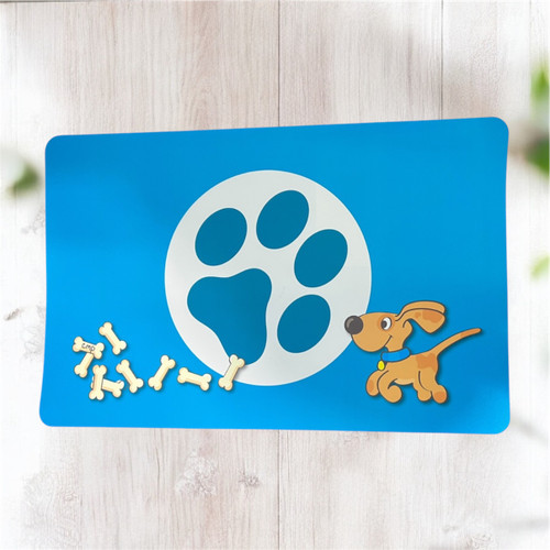 Non-Slip Plastic Pet Food and Water Mat