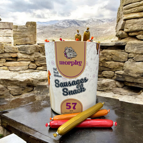 Soft Dog Sausage Treats in Three Flavors