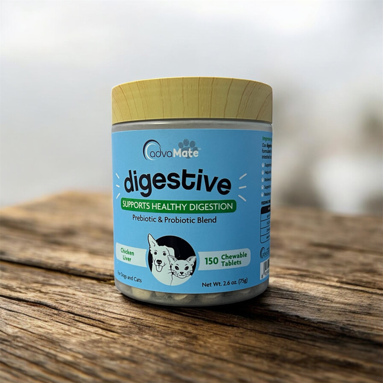 Advacare Digestive Tablets with Probiotics & Prebiotics for Dogs & Cats