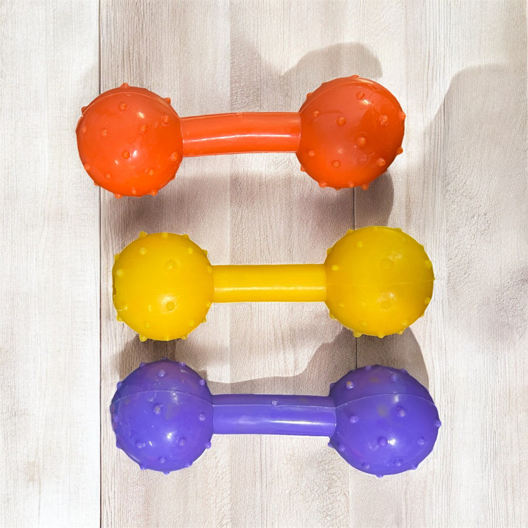 Latex Dental Dumbbell Chew Toy for Small Dogs
