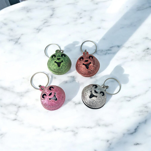 Smiley Face Pet Collar Bell