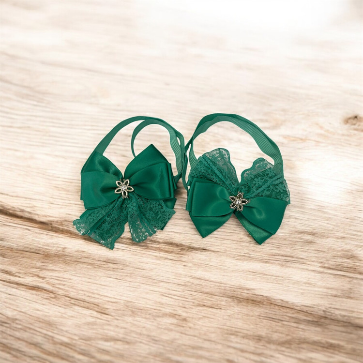 Fancy Bow Tie Pet Collar for Dogs & Cats