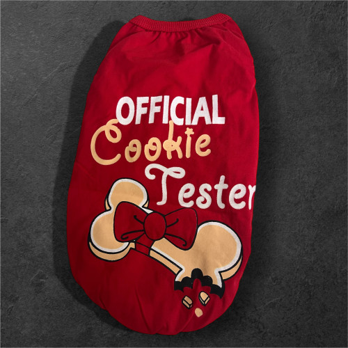 Printed Pattern Cotton Sleeveless Dog Shirt for Small Breeds