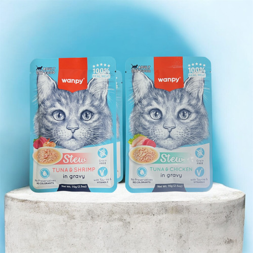 Wanpy Cat Stew for Adult Cats – All Breeds