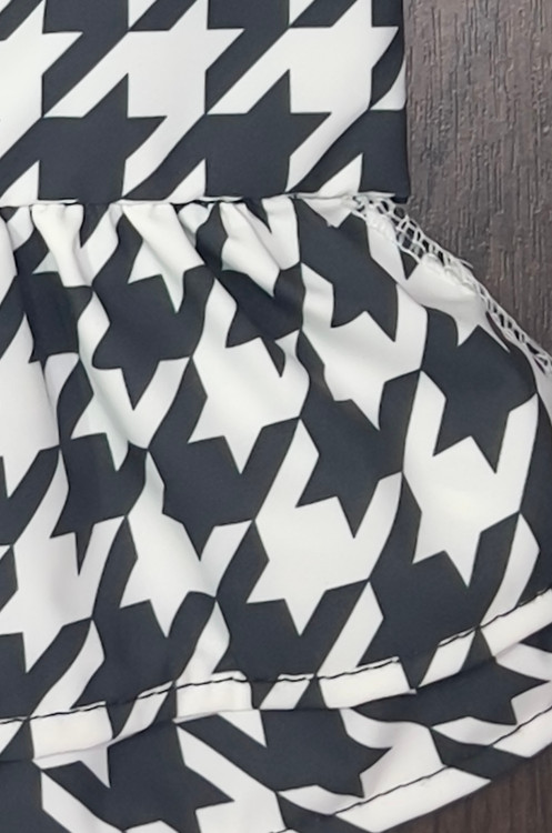 Houndstooth Formal Dress for Small Female Dogs