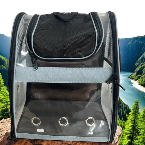 Transparent Pet Carrier Backpack for Small Dogs & Cats