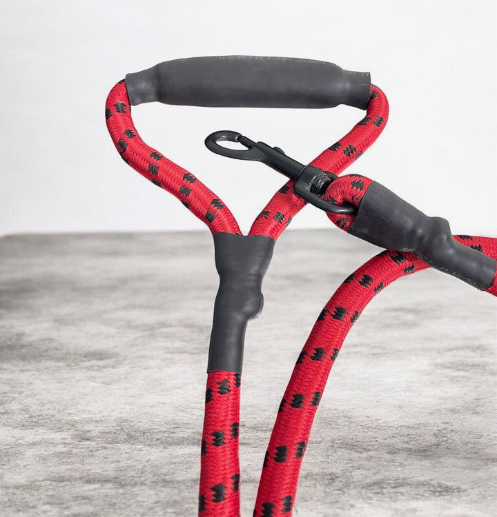 Heavy Duty Rope Dog Leash with Padded Handle