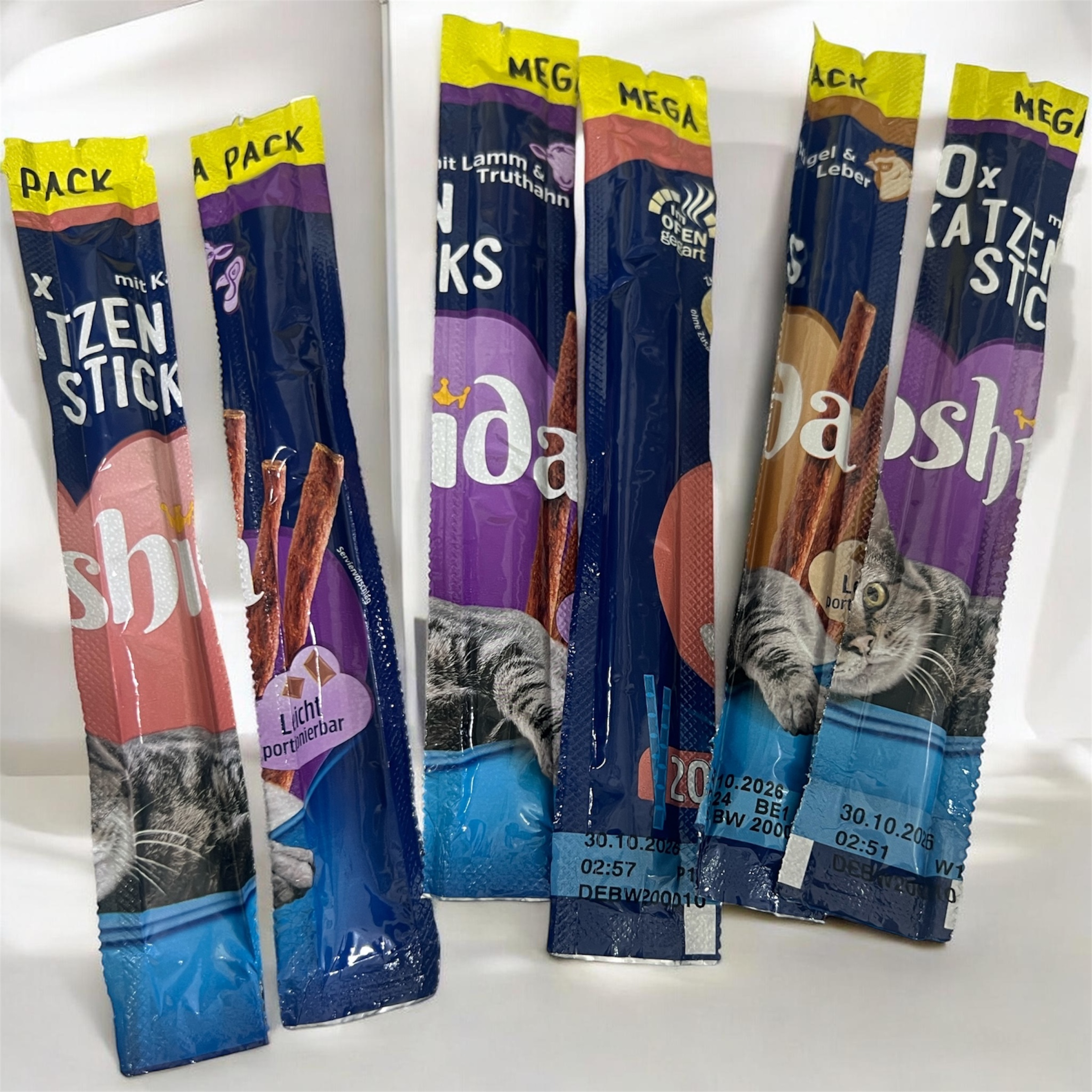 تشویقی گربه کوشیدا Coshida Cat Sticks با ۳ طعم متنوع